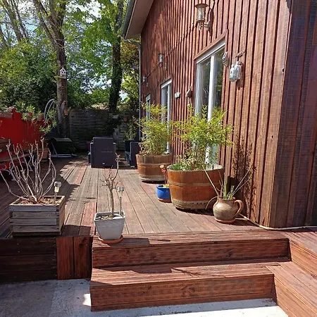 펜션 Maison De Pecheur En Bois 6 Personnes 랑통